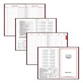 AT-A-GLANCE Standard Diary Daily Diary, 2023 Edition, Wide/Legal Rule, Red Cover, 12 x 7.75, 200 Sheets