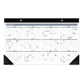 AT-A-GLANCE Contemporary Monthly Desk Pad, 18 x 11, White Sheets, Black Binding/Corners,12-Month (Jan to Dec): 2023