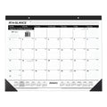 AT-A-GLANCE Ruled Desk Pad, 22 x 17, White Sheets, Black Binding, Black Corners, 12-Month (Jan to Dec): 2023