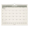 AT-A-GLANCE Recycled Wall Calendar, Unruled Blocks, 15 x 12, Sand/Green Sheets, 12-Month (Jan to Dec): 2023