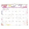 AT-A-GLANCE Watercolors Recycled Monthly Wall Calendar, Watercolors Artwork, 15 x 12, White/Multicolor Sheets, 12-Month (Jan-Dec): 2023
