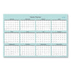 Blue Sky Picadilly Laminated Erasable Wall Calendar, Geometric Artwork, 36 x 24, White/Teal Sheets, 12-Month (Jan-Dec): 2023