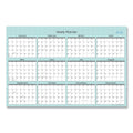 Blue Sky Picadilly Laminated Erasable Wall Calendar, Geometric Artwork, 36 x 24, White/Teal Sheets, 12-Month (Jan-Dec): 2023