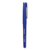 Universal Porous Point Pen, Stick, Medium 0.7 mm, Blue Ink, Blue Barrel, Dozen