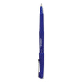Universal Porous Point Pen, Stick, Medium 0.7 mm, Blue Ink, Blue Barrel, Dozen
