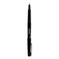Universal Porous Point Pen, Stick, Medium 0.7 mm, Black Ink, Black Barrel, Dozen