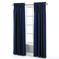 Sun Zero Bella 84 Curtain in Navy Single Panel, 54X84 by Vanessa Jane
