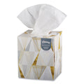 Kleenex Boutique White Facial Tissue, 2-Ply, Pop-Up Box, 95 Sheets/Box, 3 Boxes/Pack, 12 Packs/Carton