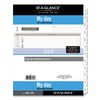 AT-A-GLANCE 1-Page-Per-Day Planner Refills, 11 x 8.5, White Sheets, 12-Month (Jan to Dec): 2023