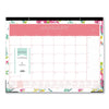 Blue Sky Day Designer Peyton Desk Pad Calendar, Floral Artwork, 22 x 17, Black Binding, Clear Corners, 12-Month (Jan-Dec): 2023