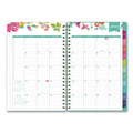 Blue Sky Day Designer Peyton Create-Your-Own Cover Weekly/Monthly Planner, Floral Artwork, 8 x 5, White, 12-Month (Jan-Dec): 2023