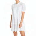Aqua Puff Sleeve Trapeze Dress, Size Small by Vanessa Jane