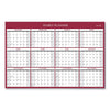 Blue Sky Classic Red Laminated Erasable Wall Calendar, Classic Red Artwork, 36 x 24, White/Red/Gray Sheets, 12-Month (Jan-Dec): 2023