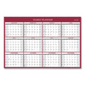 Blue Sky Classic Red Laminated Erasable Wall Calendar, Classic Red Artwork, 36 x 24, White/Red/Gray Sheets, 12-Month (Jan-Dec): 2023