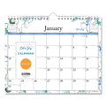 Blue Sky Lindley Wall Calendar, Lindley Floral Artwork, 11 x 8.75, White/Multicolor Sheets, 12-Month (Jan to Dec): 2023