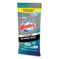 Windex Electronics Cleaner, 7 x 10, Neutral Scent, 25 Wipes