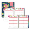 Blue Sky Day Designer Peyton Create-Your-Own Cover Weekly/Monthly Planner, Floral, 11 x 8.5, Navy, 12-Month (July-June): 2022-2023