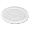 Dart Polystyrene Plastic Flat Straw-Slot Cold Cup Lids, Fits 28 oz Cups, Translucent, 960/Carton