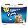 Charmin Ultra Soft Bathroom Tissue, Septic Safe, 2-Ply, White, 244 Sheets/Roll, 4 Rolls/Pack, 6 Packs/Carton