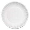 AJM Packaging Corporation Paper Plates, 6" dia, White, 100 Bulk Pack, 10 Packs/Carton