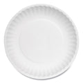 AJM Packaging Corporation Paper Plates, 6" dia, White, 100 Bulk Pack, 10 Packs/Carton