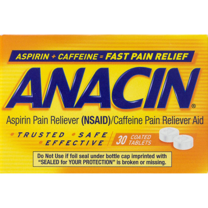 Anacin Pain Reliever Coated Tablets by Pasteur Pharmacy