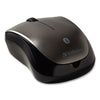 Verbatim Bluetooth Wireless Tablet Multi-Trac Blue LED Mouse, 2.4 GHz Frequency/30 ft Wireless Range, Left/Right Hand Use, Graphite