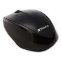 Verbatim Wireless Notebook Multi-Trac Blue LED Mouse, 2.4 GHz Frequency/32.8 ft Wireless Range, Left/Right Hand Use, Black