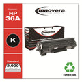 Innovera Remanufactured Black Toner, Replacement for 36A (CB436A), 2,000 Page-Yield