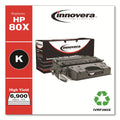 Innovera Remanufactured Black High-Yield Toner, Replacement for 80X (CF280X), 6,900 Page-Yield