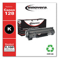 Innovera Remanufactured Black Toner, Replacement for 128 (3500B001AA), 2,100 Page-Yield