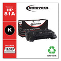 Innovera Remanufactured Black Toner, Replacement for 81A (CF281A), 10,500 Page-Yield