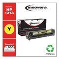 Innovera Remanufactured Yellow Toner, Replacement for 131A (CF212A), 1,800 Page-Yield