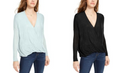 Polly & Esther Juniors Surplice-Neck Top by Vanessa Jane