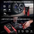 Portable 12V Car Jump Starter, Battery Charger, Air Pump (LED Display) by DailySale