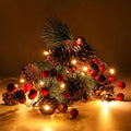 6.5Ft. 20 LED Christmas Garland with Lights by DailySale