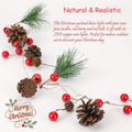 6.5Ft. 20 LED Christmas Garland with Lights by DailySale