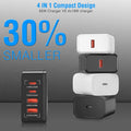 65W 4 USB Port Fast Wall Charger by DailySale