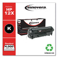 Innovera Remanufactured Black Extended-Yield Toner, Replacement for 12X (Q2612X), 4,000 Page-Yield