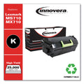 Innovera Remanufactured Black High-Yield Toner, Replacement for MS710/MX710, 25,000 Page-Yield