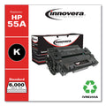 Innovera Remanufactured Black Toner, Replacement for 55A (CE255A), 6,000 Page-Yield