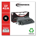 Innovera Remanufactured Black Toner, Replacement for 42A (Q5942A), 10,000 Page-Yield