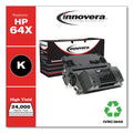 Innovera Remanufactured Black High-Yield Toner, Replacement for 64X (CC364X), 24,000 Page-Yield