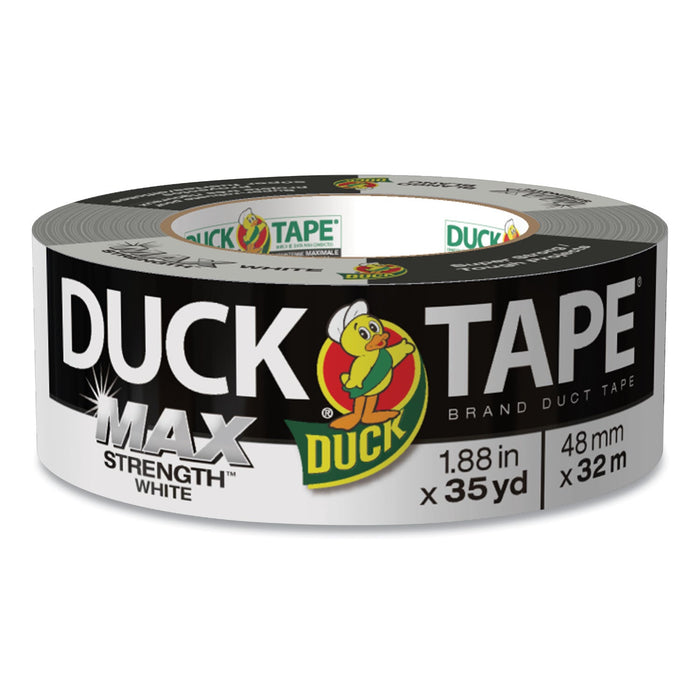 Duck MAX Duct Tape, 3" Core, 1.88" x 35 yds, White