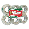 Duck Heavy-Duty Carton Packaging Tape, 3" Core, 1.88" x 109.3 yds, Clear, 6/Pack