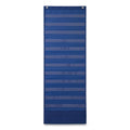 Carson-Dellosa Education Deluxe Scheduling Pocket Chart, 13 Pockets, 13 x 36, Blue