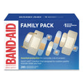 BAND-AID Sheer/Wet Adhesive Bandages, Assorted Sizes, 280/Box