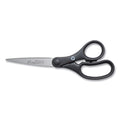 Westcott KleenEarth Basic Plastic Handle Scissors, Pointed Tip, 7" Long, 2.8" Cut Length, Black Straight Handle