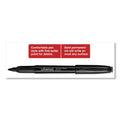 Universal Pen-Style Permanent Marker, Fine Bullet Tip, Black, Dozen