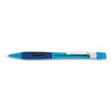 Pentel Quicker Clicker Mechanical Pencil, 0.5 mm, HB (#2.5), Black Lead, Transparent Blue Barrel